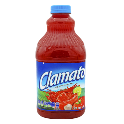 JUGO DE TOMATE Y ALMEJA CLAMATO 1.89 LT PIEZA