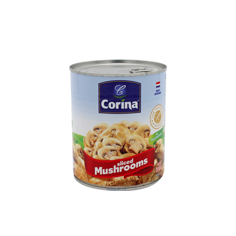 CHAMPIÑON REBANADO CORINA 780 GR PIEZA