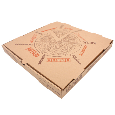 CAJA PARA PIZZA FLORENCIA CON IMPRESION GRANDE 15