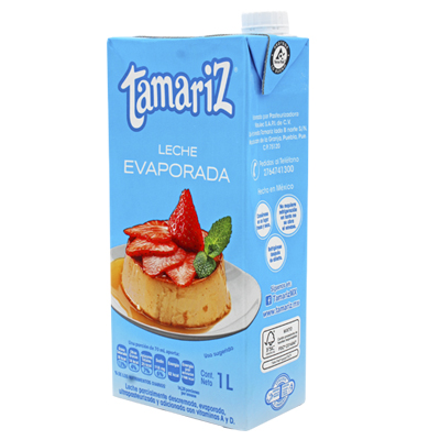 LECHE EVAPORADA NATURA TAMARIZ 1 LT PIEZA