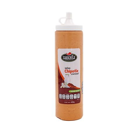 SALSA CASERA CREMOSA CHIPOTLE ZAASCHILA 425 GR PIEZA