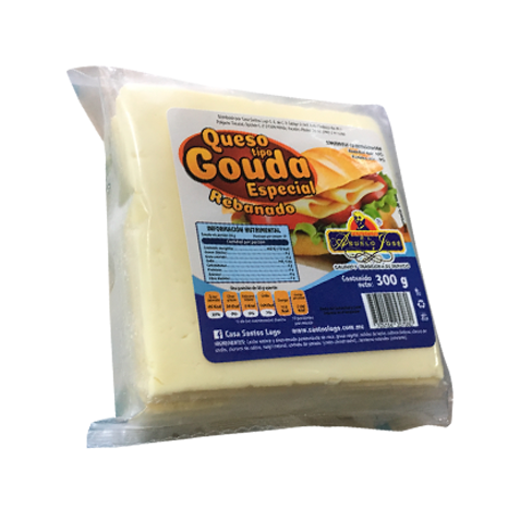 IMITACION QUESO GOUDA REBANADO EL ABUELO JOSE 300 G PIEZA