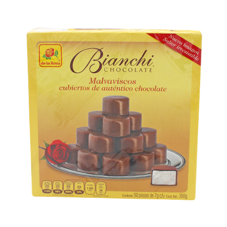 BOMBON CON CHOCOLATE DE LA ROSA 7 G 50 PIEZAS