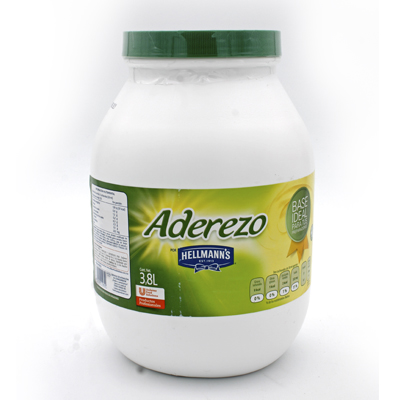 ADEREZO DE MAYONESA HELLMANS 3.8 K PIEZA