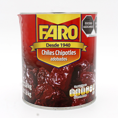 CHILE CHIPOTLE EL FARO 2.8 KG PIEZA