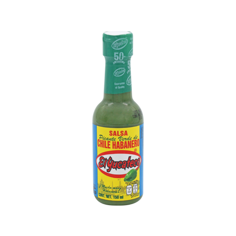 SALSA HABANERA VERDE EL YUCATECO 150 ML