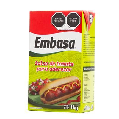 SALSA CATSUP EMBASA DE 1 KG PIEZA