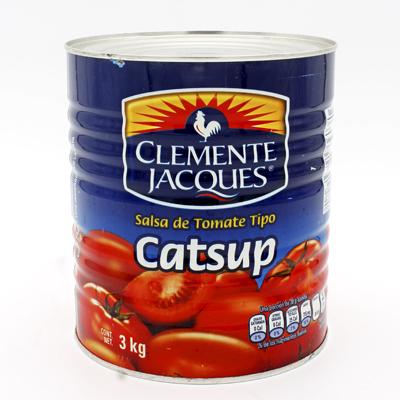 SALSA CATSUP CLEMENTE JACQUES DE 3 KG PIEZA