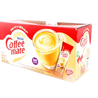 CREMA PORCIONES COFFE-MATE 200 PIEZAS DE 4 GR