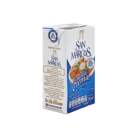 MEDIA CREMA SAN MARCOS 250 ML PIEZA
