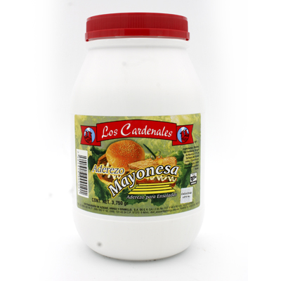 ADEREZO DE MAYONESA CARDENALES DE 3.75 KG PIEZA