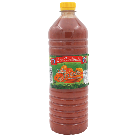 CHILE HABANERO ROJO LOS CARDENALES 1 LT