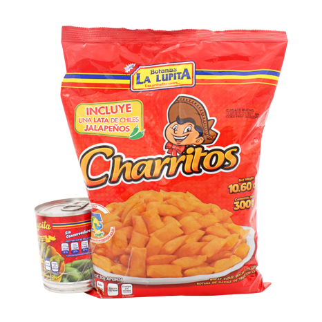 CHARRITO CON LATA DE CHILE LA LUPITA 300 GRS