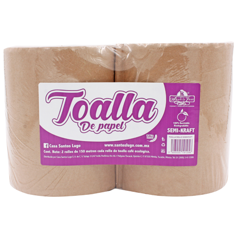 TOALLA ROLLO CAFÉ EL ABUELO JOSÉ 2 PZAS