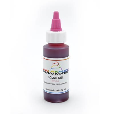 COLOR EN GEL ROSA COLORCHEF 60 GR PIEZA